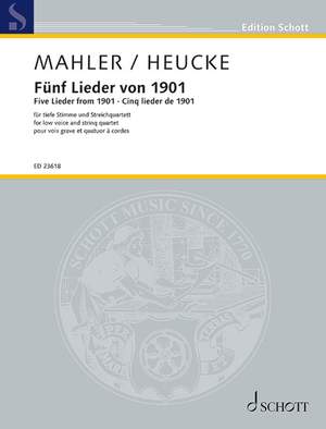 Mahler, G: Five Lieder from 1901