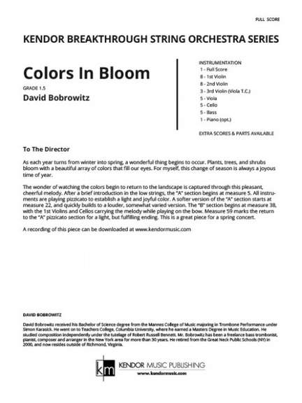 Bobrowitz, D: Colors In Bloom