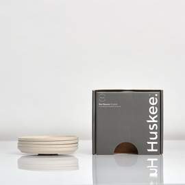3oz Espresso HuskeeCup Saucer 4-pack - Natural