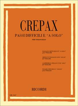 Gilberto Crepax: Passaggi difficili e "a solo"