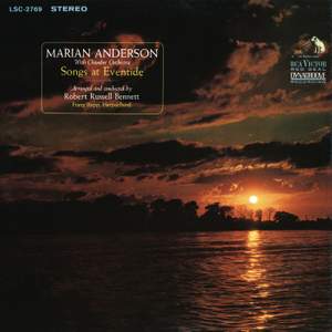 Marian Anderson - Songs at Eventide
