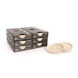 12x 3oz Espresso HuskeeCup Saucer 4-pack - Natural