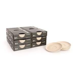12x 3oz Espresso HuskeeCup Saucer 4-pack - Natural