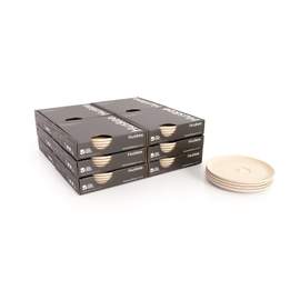 12x HuskeeCup Saucer 4-pack - Natural