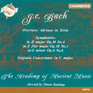 J.C. Bach: Orchestral Works