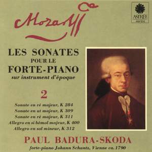 Mozart: Les sonates pour le forte-piano sur instrument d'époque, Vol. 2