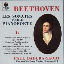 Beethoven: Les sonates pour le pianoforte sur instruments d'époque, Vol. 6