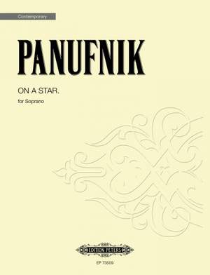 Panufnik, Roxanna: ON A STAR. (for soprano)