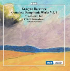 Grazyna Bacewicz: Symphonies Nos. 3 & 4