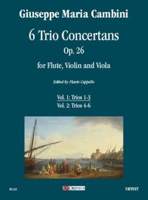 Giuseppe Maria Cambini: 6 Trio Concertans Op. 26