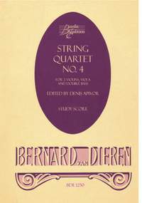 Bernard van Dieren: String Quartet No.4 Score