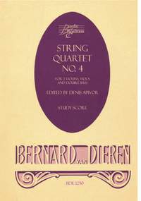 Bernard van Dieren: String Quartet No.4 Score
