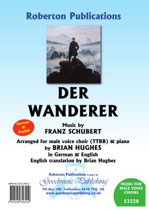 Franz Schubert: Der Wanderer (Ger/Eng) arr Hughes