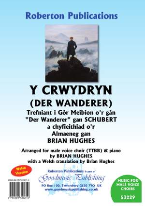 Franz Schubert: Der Wanderer (Welsh) arr Hughes