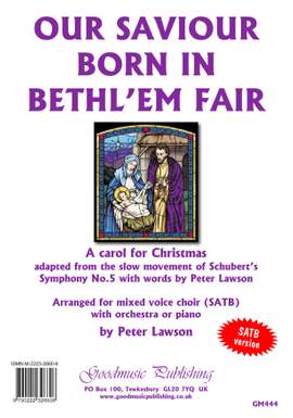 Peter Lawson: Our Saviour Born in Bethl'em Fair