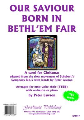 Peter Lawson: Our Saviour Born in Bethl'em Fair