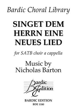 Nicholas Barton: Singet dem Herrn eine Neues Lied