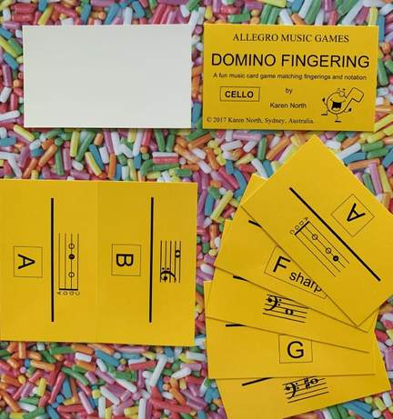 Domino Fingering Cello