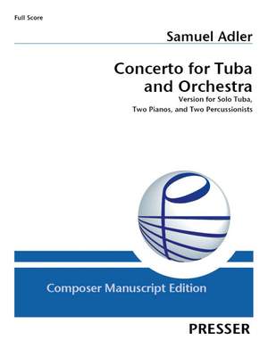 Adler, S: Concerto for Tuba and Orchestra