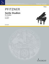 Pfitzner, H: Six Studies op. 51