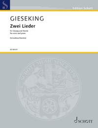 Gieseking, W: Two Lieder