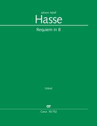 Hasse, Johann Adolf: Requiem in B flat major