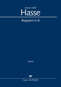 Hasse, Johann Adolf: Requiem in B flat major