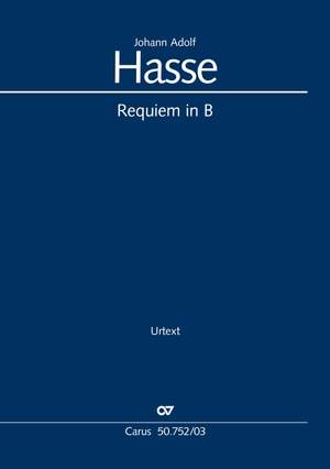 Hasse, Johann Adolf: Requiem in B flat major