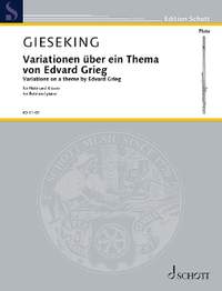 Gieseking, W: Variations on a theme by Edvard Grieg