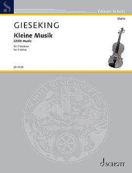 Gieseking, W: Little music