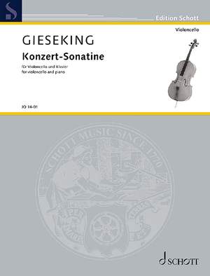 Gieseking, W: Konzert-Sonatine
