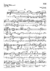 Justin Connolly: String Trio