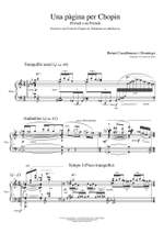 Benet Casablancas: Una pàgina per Chopin Product Image