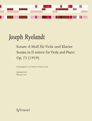 Joseph Ryelandt: Sonata d-Moll für Viola und Klavier, Op.73