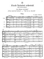 Jaques-Dalcroze, Émile: Piccole Variazioni orchestrali sulla canzone popolare Product Image