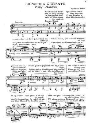 Novák, Vítezslav: Signorina Gioventù, Ballet pantomime Op. 58
