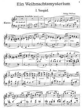Wolfrum, Philipp: Ein Weihnachtsmysterium op. 31 for soli, choir and orchestra