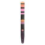 D'Addario Outrun Printed Leather Guitar Strap, Power Grid Product Image