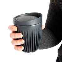 8oz HuskeeCup with Lid - Charcoal