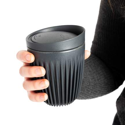 8oz HuskeeCup with Lid - Charcoal