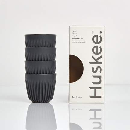 3oz Espresso HuskeeCup 4-pack - Charcoal