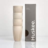 12oz HuskeeCup 4-pack - Natural