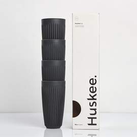16oz HuskeeCup 4-pack - Charcoal