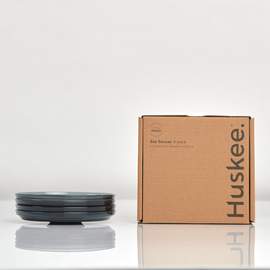 3oz Espresso HuskeeRenew Saucer 4-Pack - Smoke