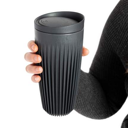 16oz HuskeeCup with Lid - Charcoal