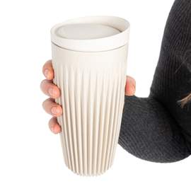 16oz HuskeeCup with Lid - Natural