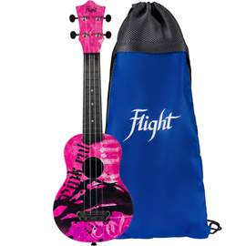 Ultra Travel Soprano Ukulele - Pink Rules