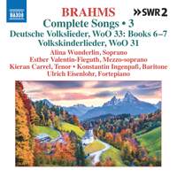 Johannes Brahms: Complete Songs, Vol. 3