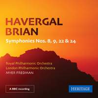 Havergal Brian: Symphony Nos. 8, 9, 22 & 24