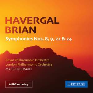 Havergal Brian: Symphony Nos. 8, 9, 22 & 24